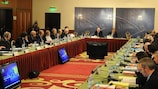 The UEFA Executive Committee meeting in Prague on 9 December