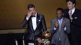 Cristiano Ronaldo wurde mit dem FIFA Ballon d'Or 2013 ausgezeichnet