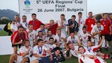 Dolnoslaski celebrate winning the 2007 UEFA Regions' Cup