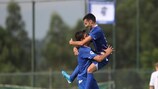 José Ferreira and Pedro Nobre celebrate a Braga goal against Württemberg