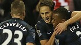 Adnan Januzaj fête l'un de ses deux buts à Sunderland