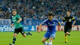 Eden Hazard scored Chelsea's third goal in the 3-0 victory at Schalke last October