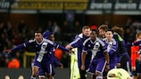 Anderlecht enjoy their victory at full-time