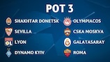 Champions League group stage preview: Pot 3