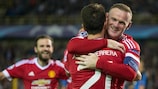Wayne Rooney celebra o seu segundo golo
