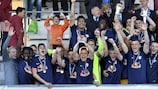 O Salzburgo eliminou várias equipas de renome no caminho rumo ao título
