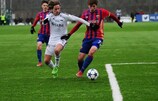 Timur Zhamaletdinov in UEFA Youth League action against Rosenborg in February