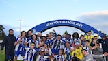 Porto celebrate after winning the 2018/19 UEFA Youth League title