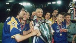 Игроки "Ювентуса" празднуют победу в финале Лиги чемпионов УЕФА