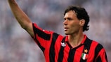 AC Milan striker Van Basten was the continent's best striker once again