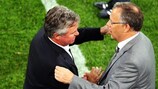 Guus Hiddink's side qualified at the expense of Lars Lagerbäck's charges