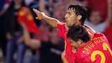 David Villa alcanza a Raúl González como máximo goleador en la historia de la selección de España