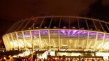 Das Olympiastadion kurz vor der Eröffnungszeremonie