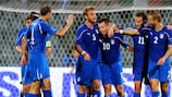 Antonio Cassano (No10) was among the scorers when Italy beat the Faroe Islands in September