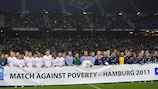 Nine-goal show in Hamburg raises funds and spirits