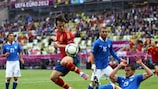 Spain and Italy drew 1-1 in Gdansk on 10 June