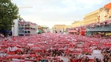 Polnische Fans in Poznan