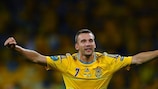 Ukraine's Andriy Shevchenko was the Castrol top performer against Sweden