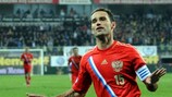 Roman Shirokov celebrates putting Russia ahead