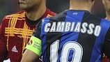 A Unite Against Racism captain's armband in a UEFA Europa League game earlier this season