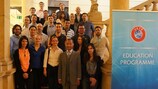 Participants at the UEFA commercial operations workshop