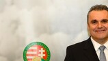 Attila Pintér upon his appointment as the new coach of Hungary