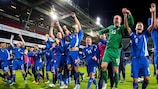 Islandia espera lograr su primera clasificación para una fase final después de jugar los play-offs para la Copa Mundial de la FIFA