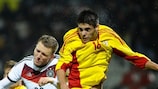 Martin Madalin scored Romania's second against the Faroe Islands