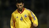Рэзван Рац в одном из первых матчей за сборную Румынии в 2002 году