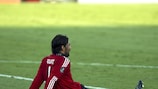 Israel goalkeeper Dudu Aouate in UEFA EURO 2012 qualifying