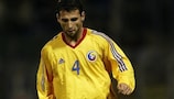 Romania's Răzvan Raţ at the start of his international career in 2002