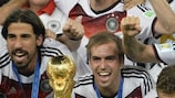 Philipp Lahm capitaneou a selecção da Alemanha que se sagrou campeã do Mundo no Brasil