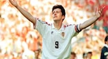 Der Kroate Davor Šuker erzielte bei der Euro '96 ein herrliches Tor