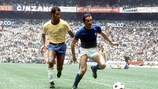 Italy forward Luigi Riva in action in the 1970 World Cup final
