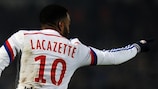 Lyon forward Alexandre Lacazette has struck 17 times in 19 Ligue 1 outings this term