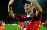 Sargis Hovsepyan receiving his 100-cap award in 2011