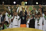 Wolfsburg celebrate their 2015 German Cup win