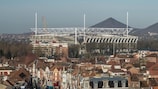 The Stadium Bollaert-Delelis in Lens is being renovated ahead of UEFA EURO 2016