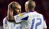 Thierry Henry e Zinédine Zidane são dois dos homenageados