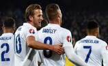 Harry Kane e Ross Barkley estiveram em destaque na vitória de Inglaterra na Lituânia, por 3-0, na segunda-feira