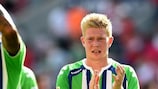 Kevin De Bruyne bade farewell to Wolfsburg on Saturday