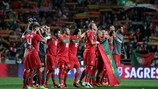 Le Portugal célèbre sa victoire sur la Bosnie