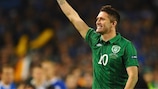 Robbie Keane a aidé l'Irlande à battre l'Estonie pour une place en phase finale en 2012, après deux échecs en barrages précédemment