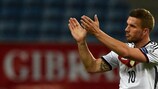 Lukas Podolski acumula 125 partidos con Alemania