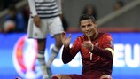 Cristiano Ronaldo takes a breather with Portugal