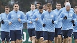 Slovenia are put through their paces in training