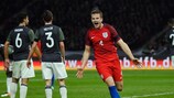 Eric Dier celebrates England's winner in Germany