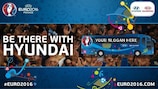 Os slogans vencedores serão colocados no autocarro das respectivas selecções no UEFA EURO 2016