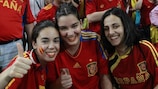 Aficionados españoles en la UEFA EURO 2012
