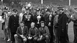 A festa do Nottingham Forest junto com a polícia local depois da conquista do título de campeão inglês, em 1977/78